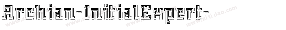 Archian-InitialExpert字体转换