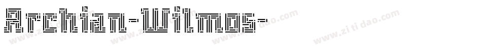 Archian-Wilmos字体转换