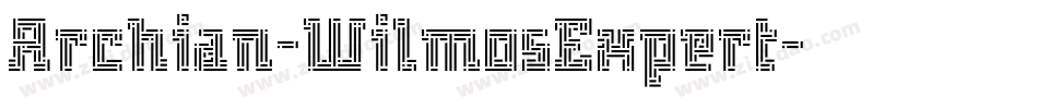 Archian-WilmosExpert字体转换