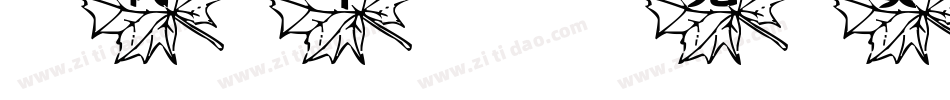 树叶字体转换