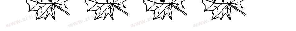 树叶字库字体转换