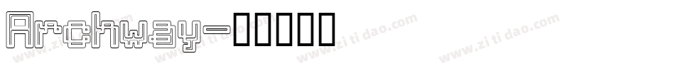 Archway字体转换