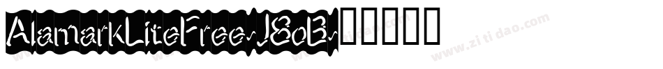 AlamarkLiteFree-J8oB字体转换