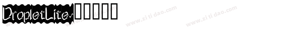 DropletLite字体转换