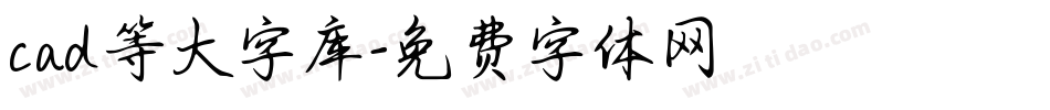 cad等大字库字体转换