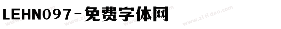 LEHN097字体转换