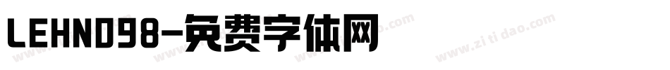 LEHN098字体转换