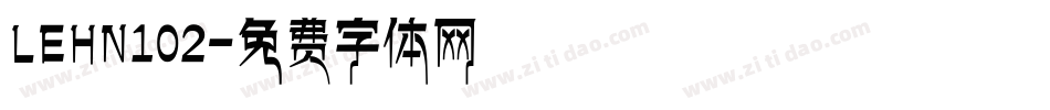 LEHN102字体转换