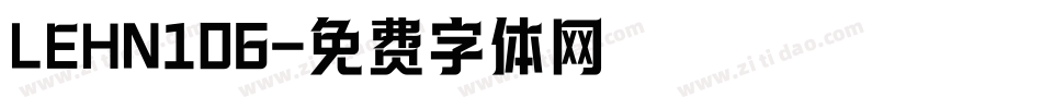 LEHN106字体转换