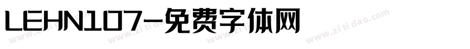 LEHN107字体转换