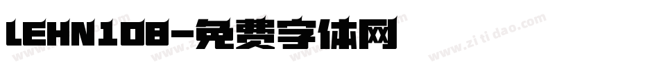 LEHN108字体转换