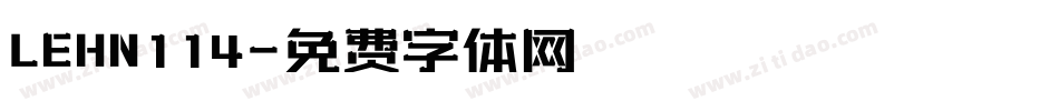 LEHN114字体转换