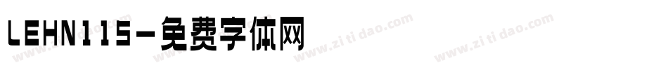 LEHN115字体转换