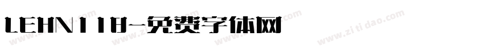 LEHN118字体转换