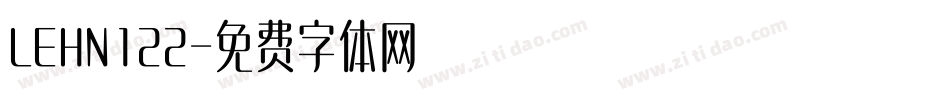 LEHN122字体转换