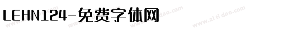 LEHN124字体转换