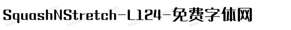 SquashNStretch-L124字体转换