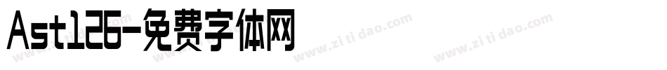 Ast126字体转换