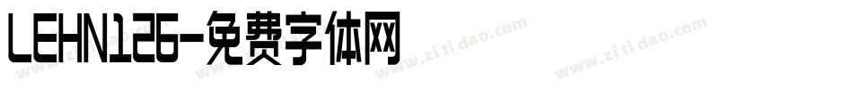 LEHN126字体转换