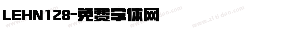 LEHN128字体转换
