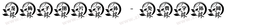 龙梅子图片字体字体转换