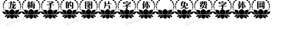 龙梅子的图片字体字体转换