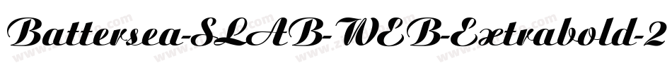 Battersea-SLAB-WEB-Extrabold-2字体转换