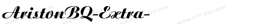AristonBQ-Extra字体转换