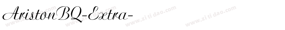 AristonBQ-Extra字体转换