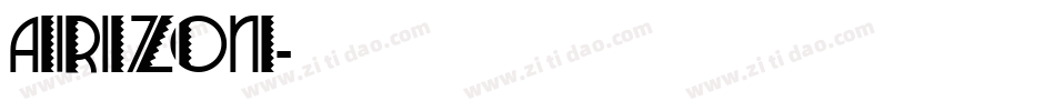 ARIZON字体转换