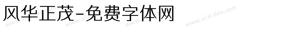 风华正茂字体转换