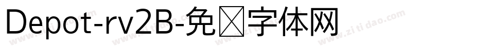 Depot-rv2B字体转换 Depot-rv2B字体转换