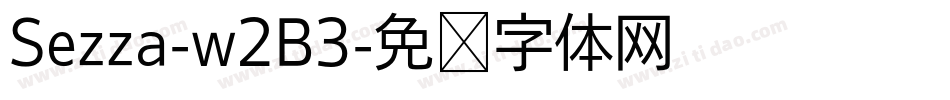Sezza-w2B3字体转换