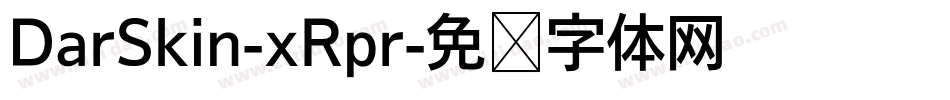 DarSkin-xRpr字体转换