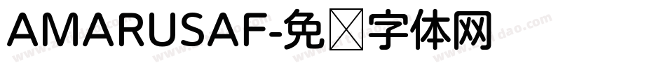 AMARUSAF字体转换