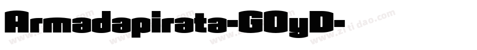 Armadapirata-GOyD字体转换
