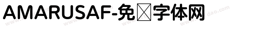 AMARUSAF字体转换