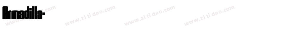 Armadilla字体转换