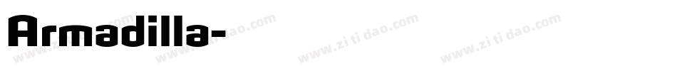 Armadilla字体转换