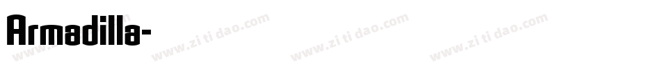 Armadilla字体转换