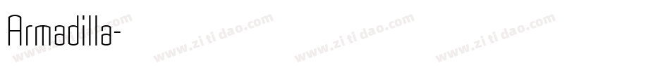 Armadilla字体转换