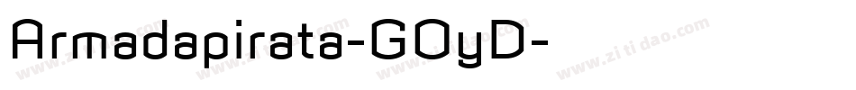 Armadapirata-GOyD字体转换