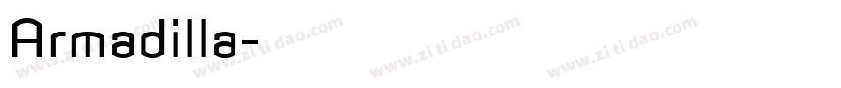 Armadilla字体转换