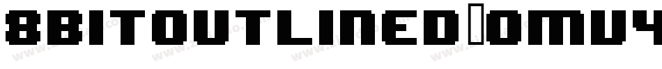8BitOutlined-oMV4字体转换