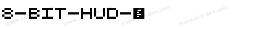 8-bit-hud字体转换