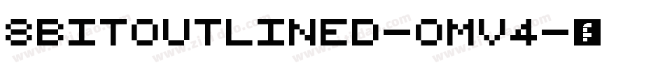 8BitOutlined-oMV4字体转换