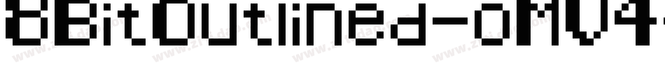 8BitOutlined-oMV4字体转换