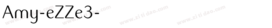 Amy-eZZe3字体转换