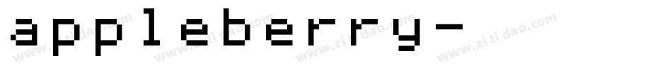 appleberry字体转换