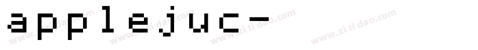 applejuc字体转换